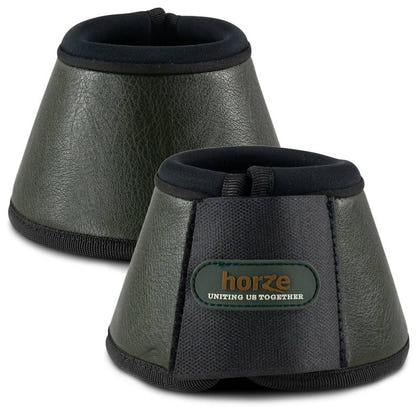 Horze Montauk Bell Boots Large Beetle Khaki Green
