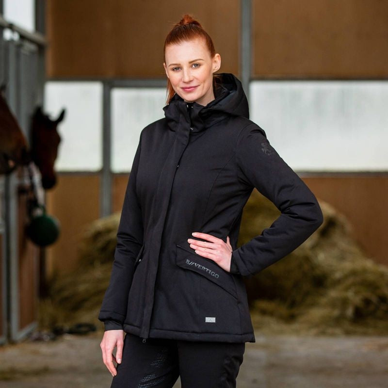 B Vertigo Ladies Dana Winter Padded Jacket 8 Black