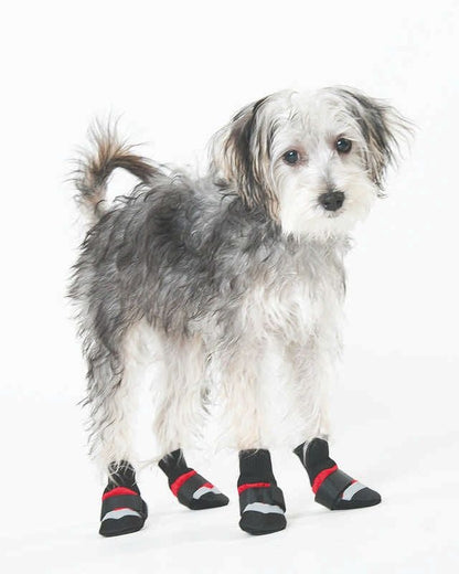 Extreme All Weather Dog Boots LG Red/Black