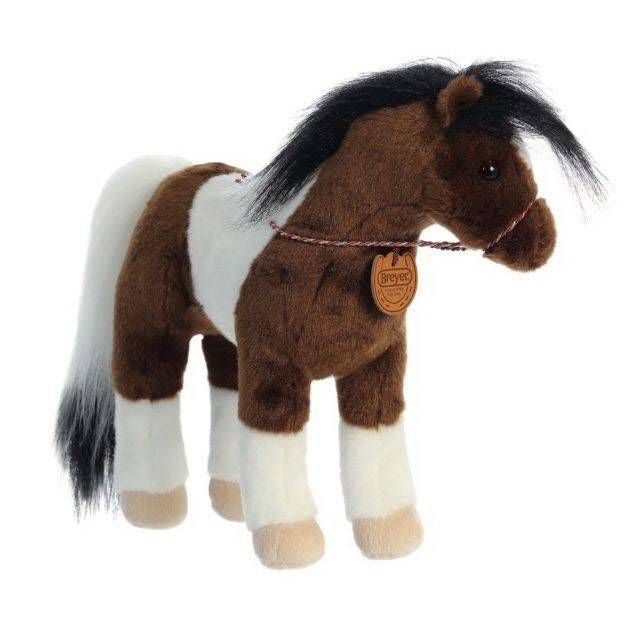 Paint Breyer Showstoppers Plush Horse 13" Brown/Wh
