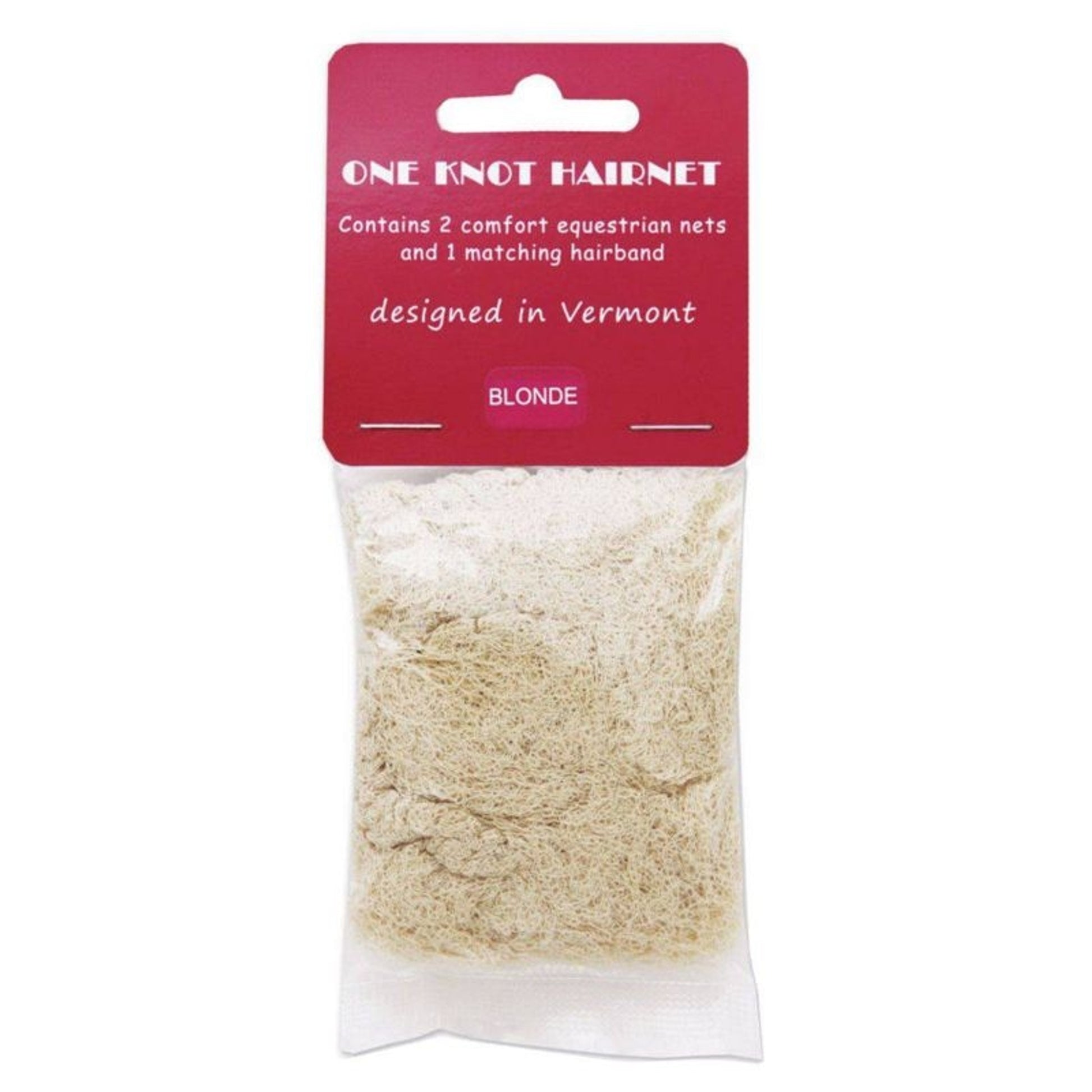 One Knot Hairnet 2 Pack Blonde