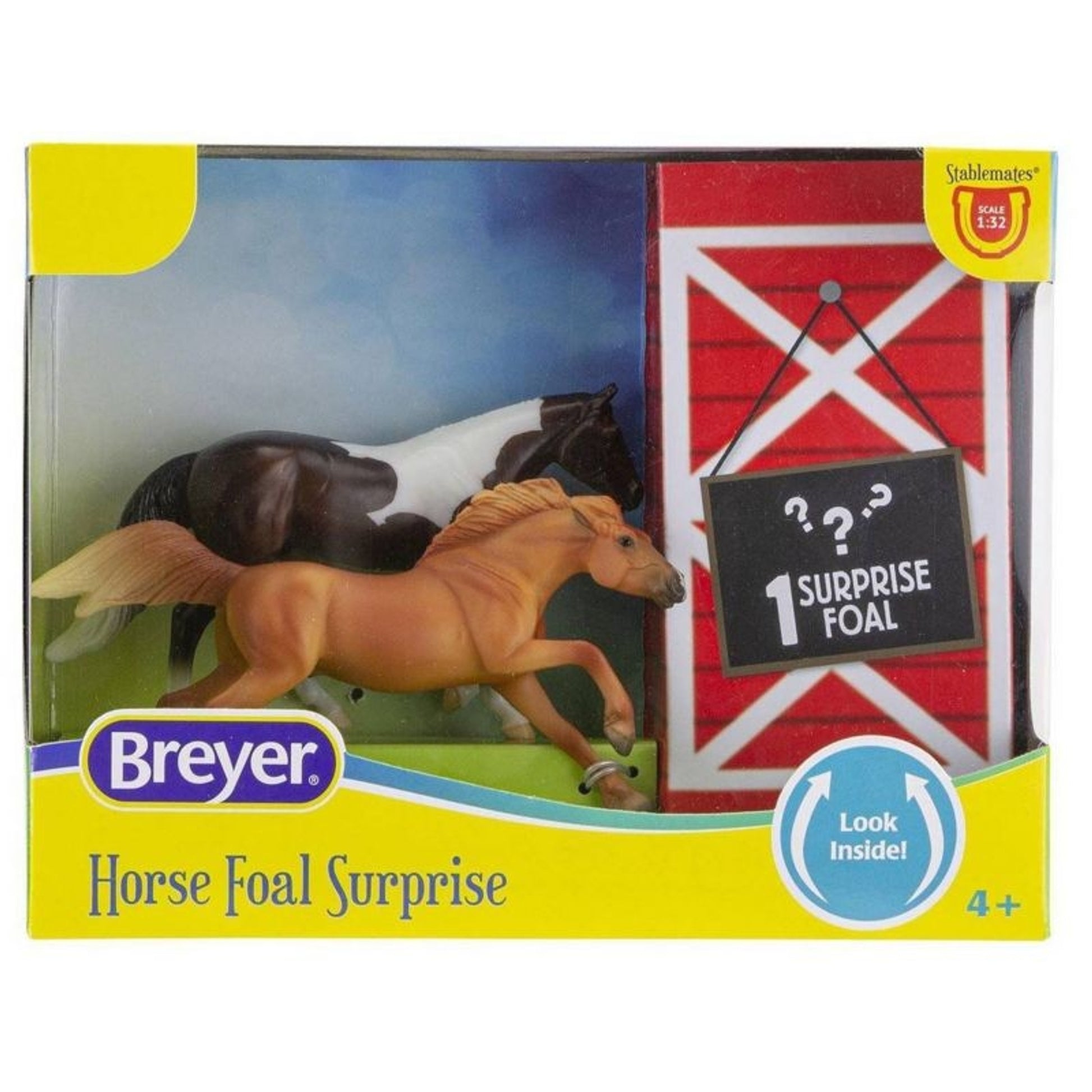 Breyer Horse Foal Surprise Set - Bay Paint & Chest