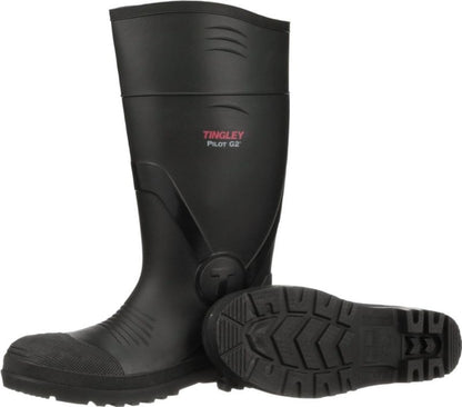 Tingley Pilot Plain Toe Knee Boots