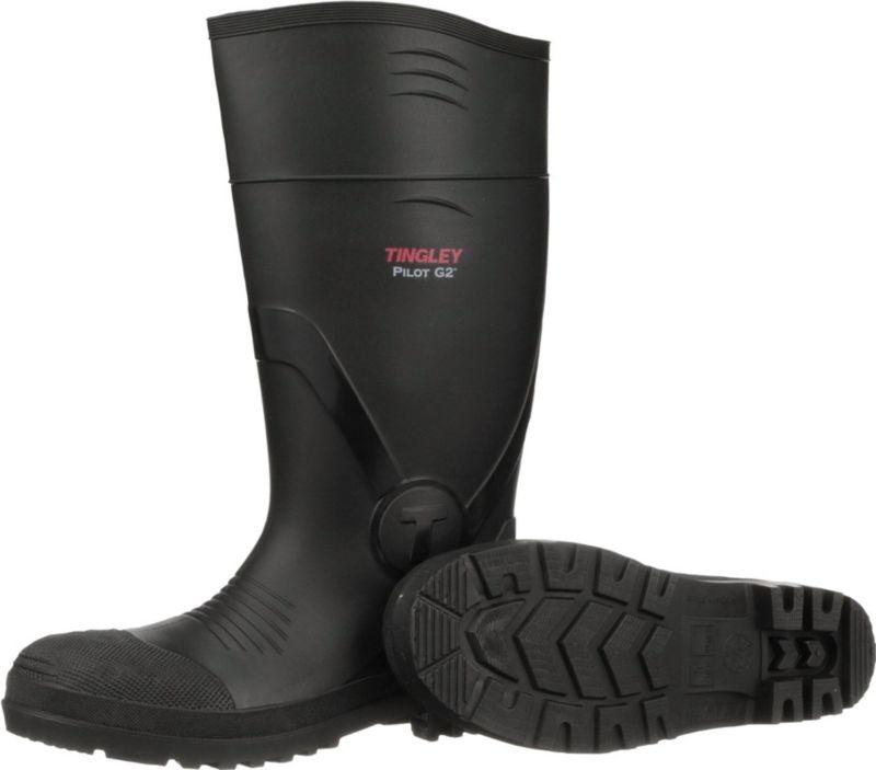 Tingley Pilot Plain Toe Knee Boots