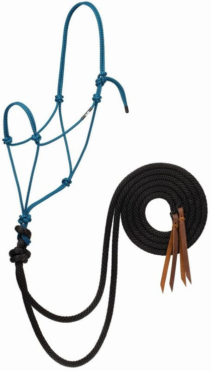Silvertip Loping Rope Halter with Reins