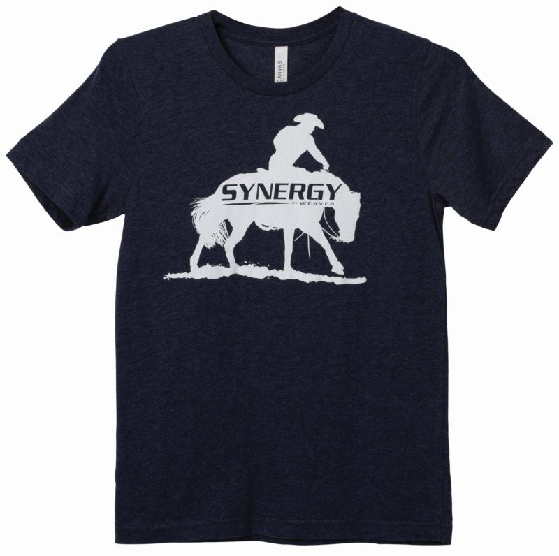 Synergy by Weaver Reining T-Shirt Medium Navy