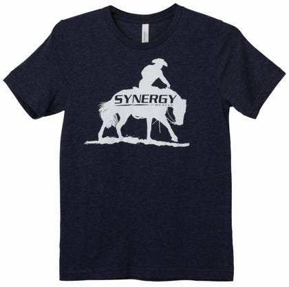 Synergy by Weaver Reining T-Shirt Medium Navy