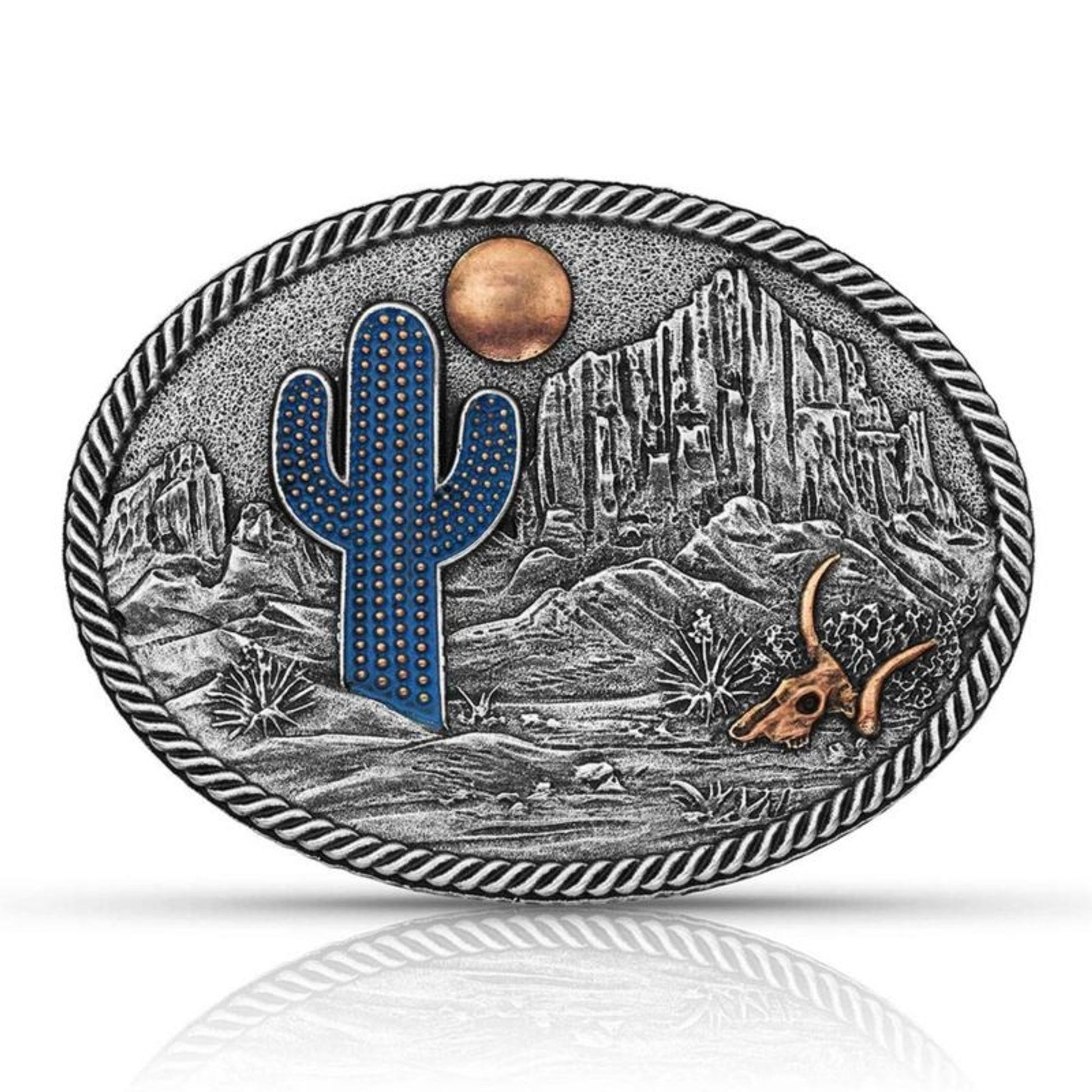 Montana Silversmiths Desert Moon Cactus Attitude B
