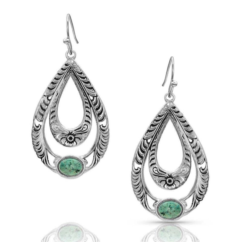 Montana Silversmiths Hidden Canyon Turquoise Earri