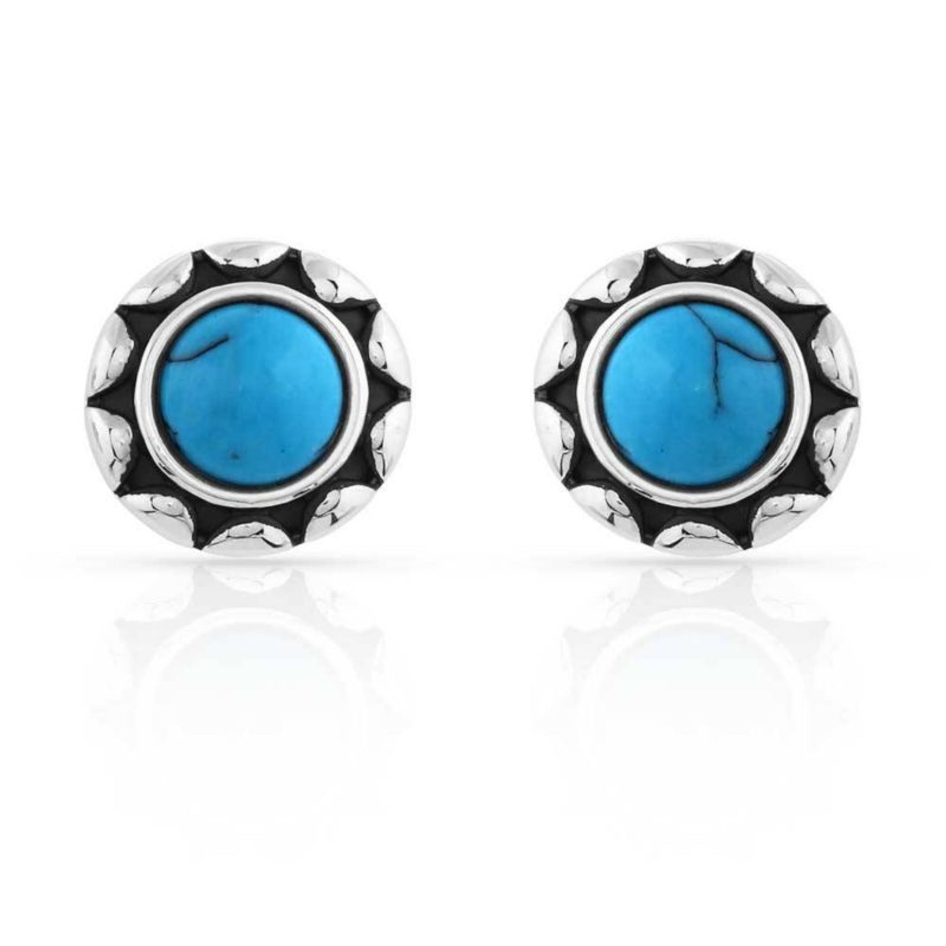 Montana Silversmiths Stellar Studded Turquoise Ear