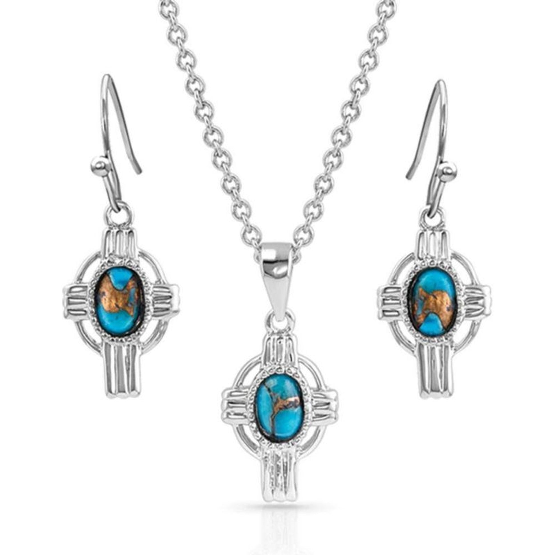Montana Silversmiths Easter Cross Turquoise Jewelr
