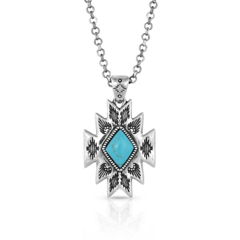 Montana Silversmiths Turquoise Star Pendant Neckla