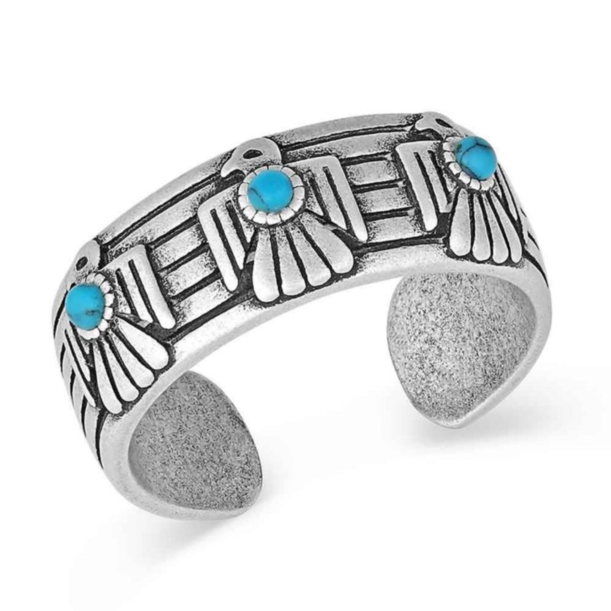 Montana Silversmiths Rising Above Thunderbird Turq