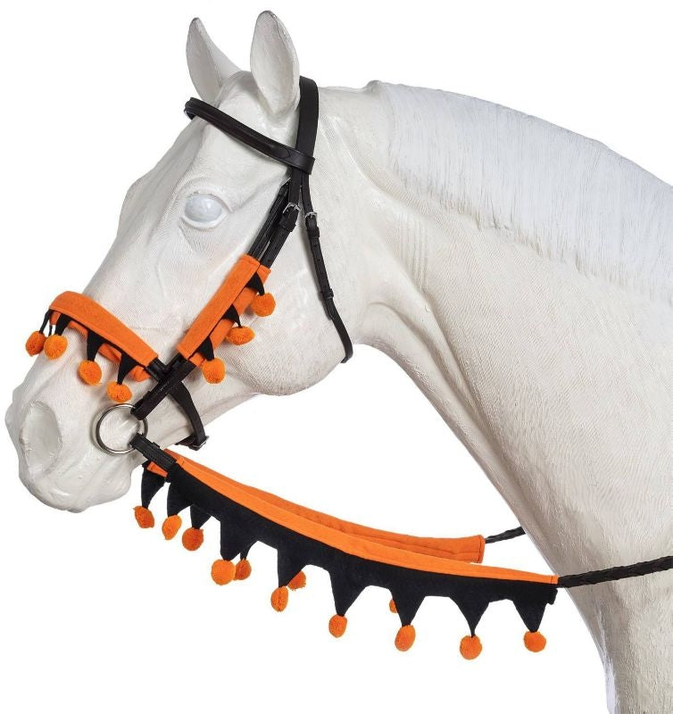 Tough1 Halloween Rein and Halter Set