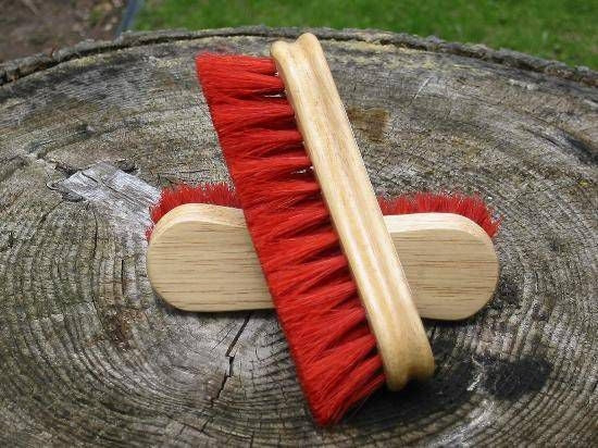 Legends Horsehair Peanut Face Brush 4 1/2in