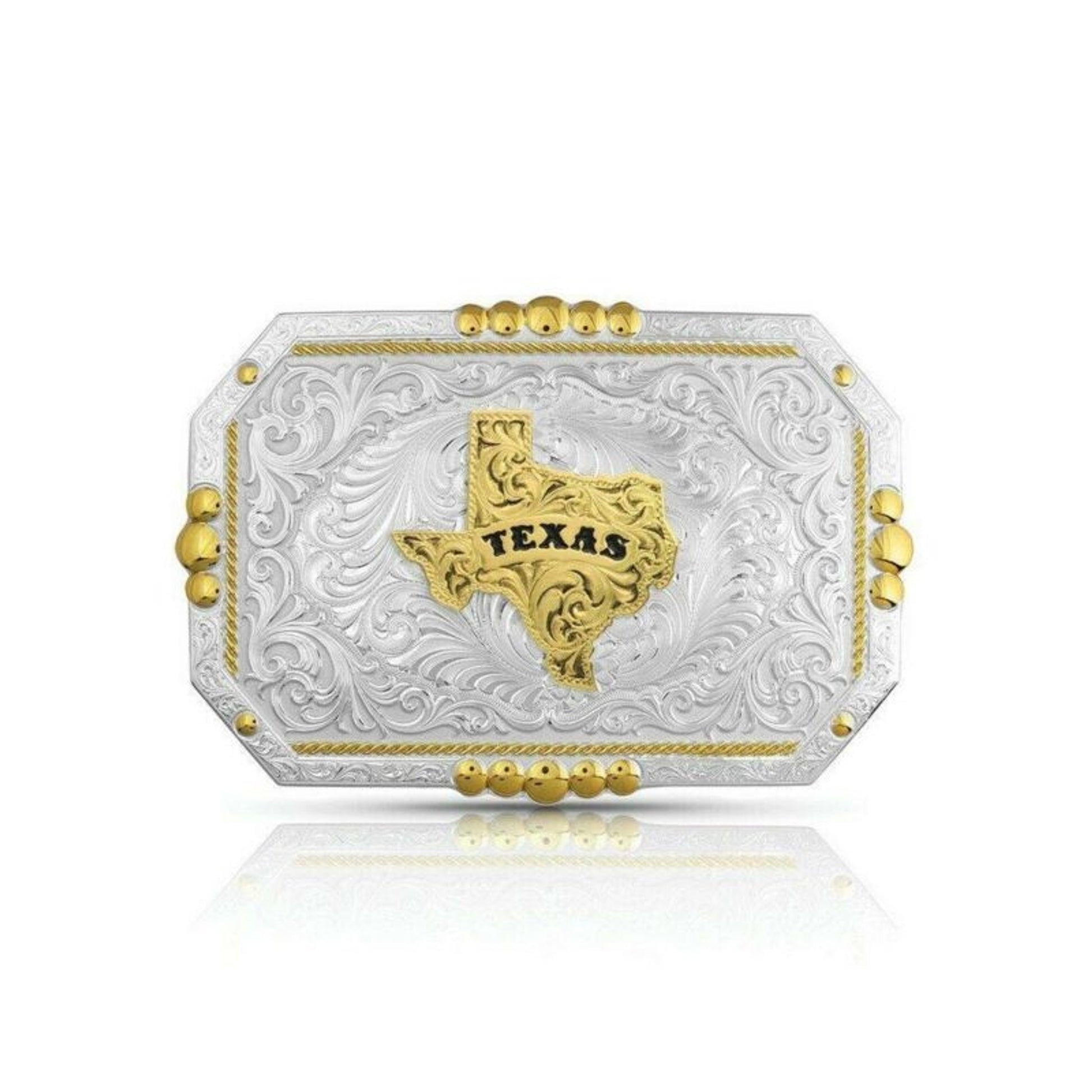 Montana Silversmiths Showpiece Of Texas Belt Buckl