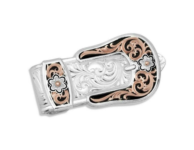 Montana Silversmiths Serendipity Buckle Set Silver