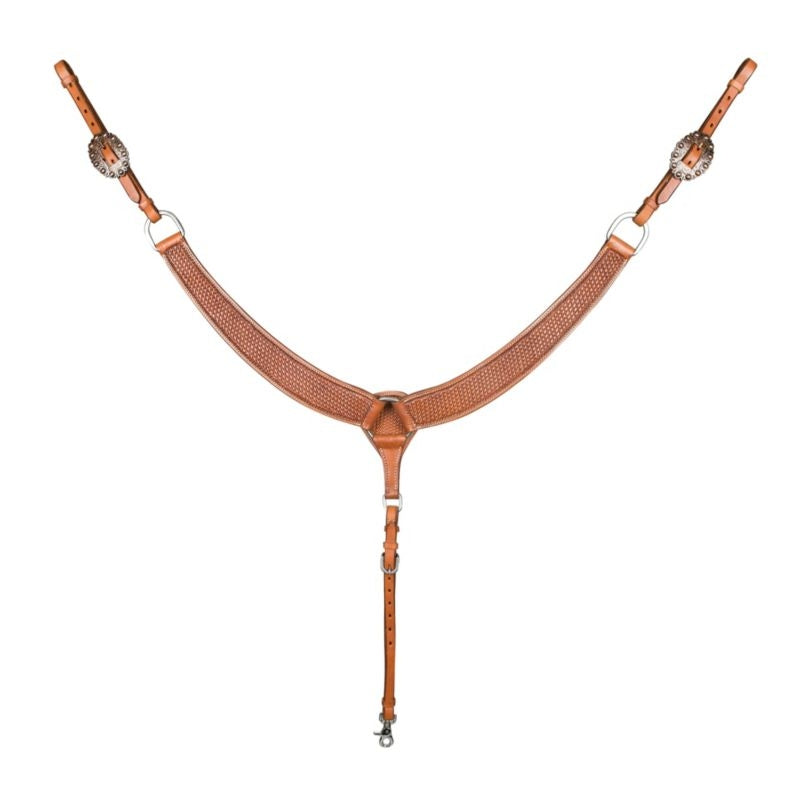 Tabelo Basket Tooled Breast Collar