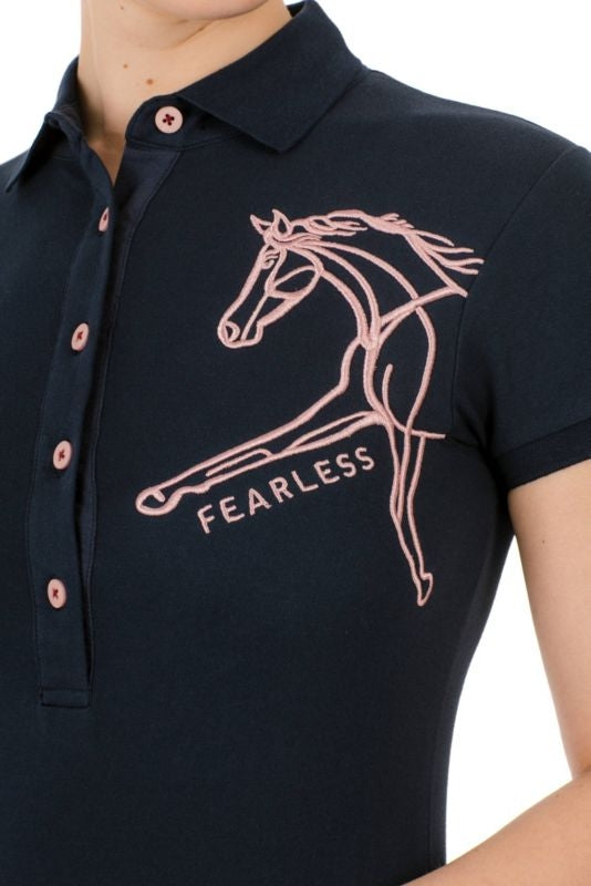 Horseware Ladies Flamboro Polo Large Navy