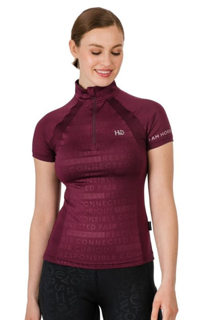 Horseware Ladies Aveen Half Zip Technical Short Sl
