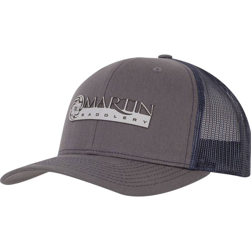 Martin Saddlery Snapback Ball Cap with Faux Leathe