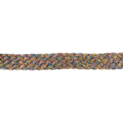 Cashel Flat Braid Halter with 9 Ft Lead Black