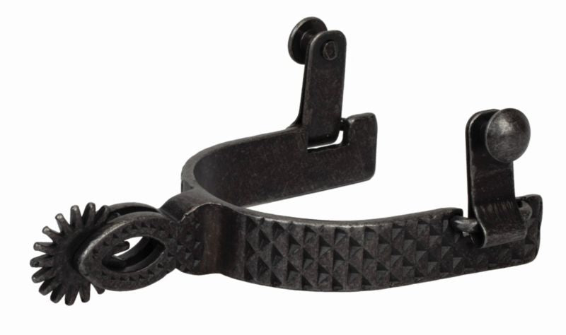 Weaver Ladies Rasp Chihuahua Spur 3/4 Buffed Black