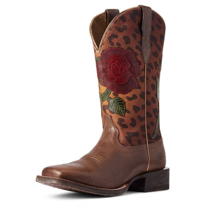 Ariat Ladies Circuit Rosa Western Boots 7.5B Cedar