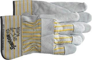 Stallion Split Leather Glove with Safety Cuff 12pk LG