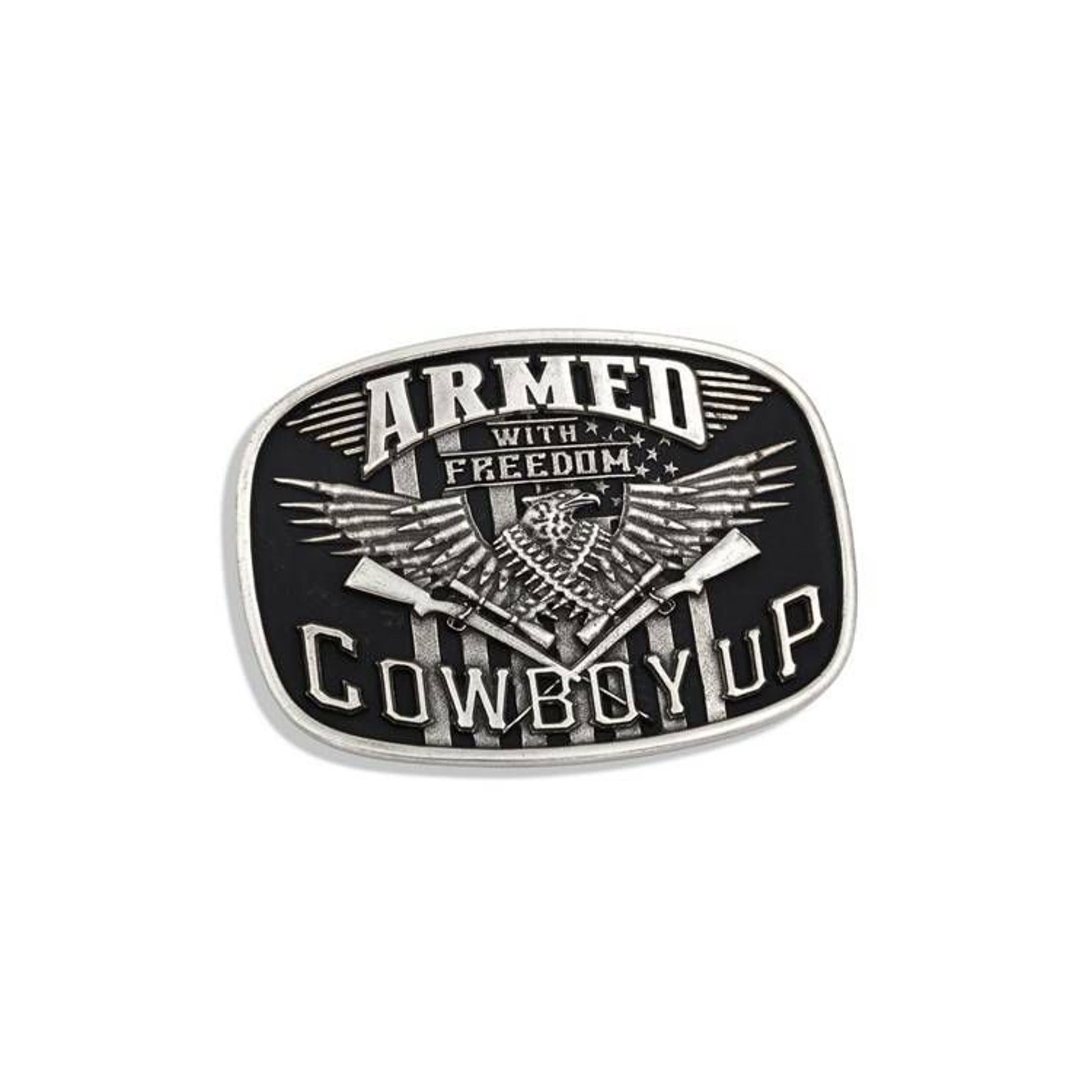 Montana Silversmiths Cowboy Up Armed with Freedom