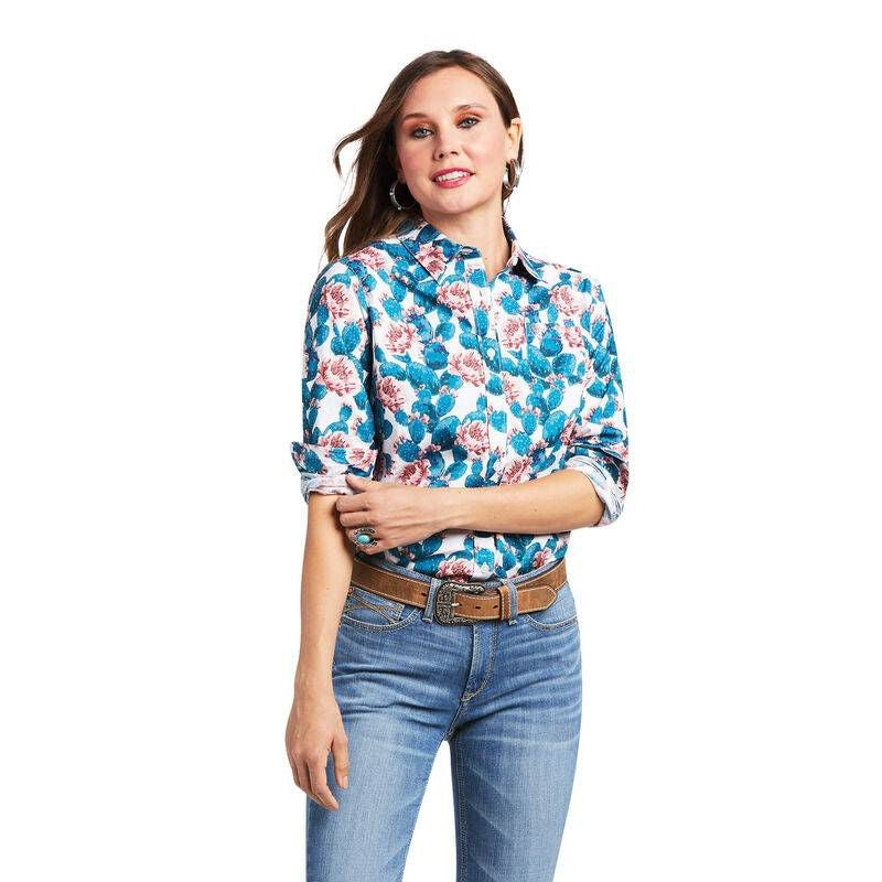 Ariat Ladies Kirby Stretch Long Sleeve Shirt Large