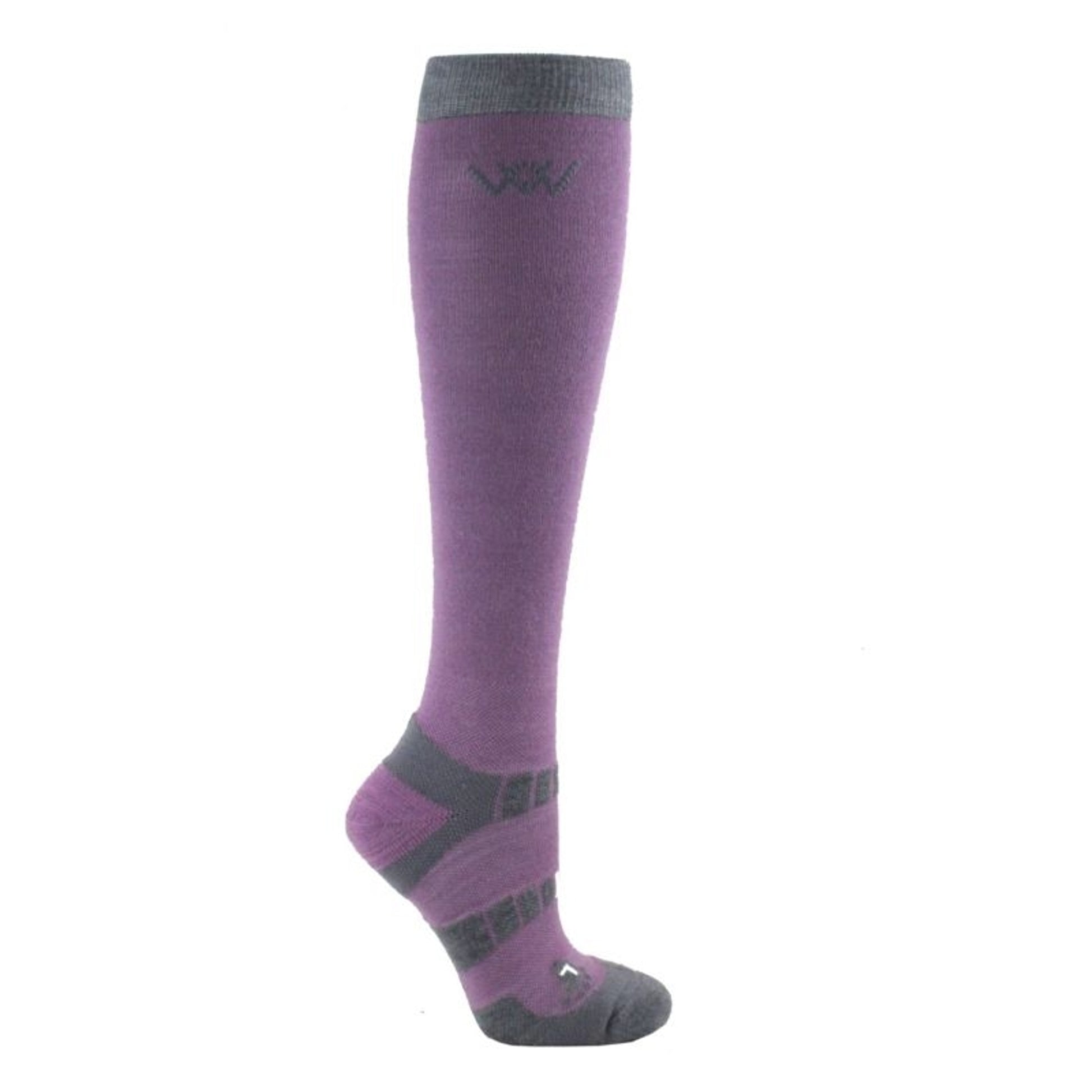 Woof Wear Bamboo Long Socks - 2 Pair LG Black