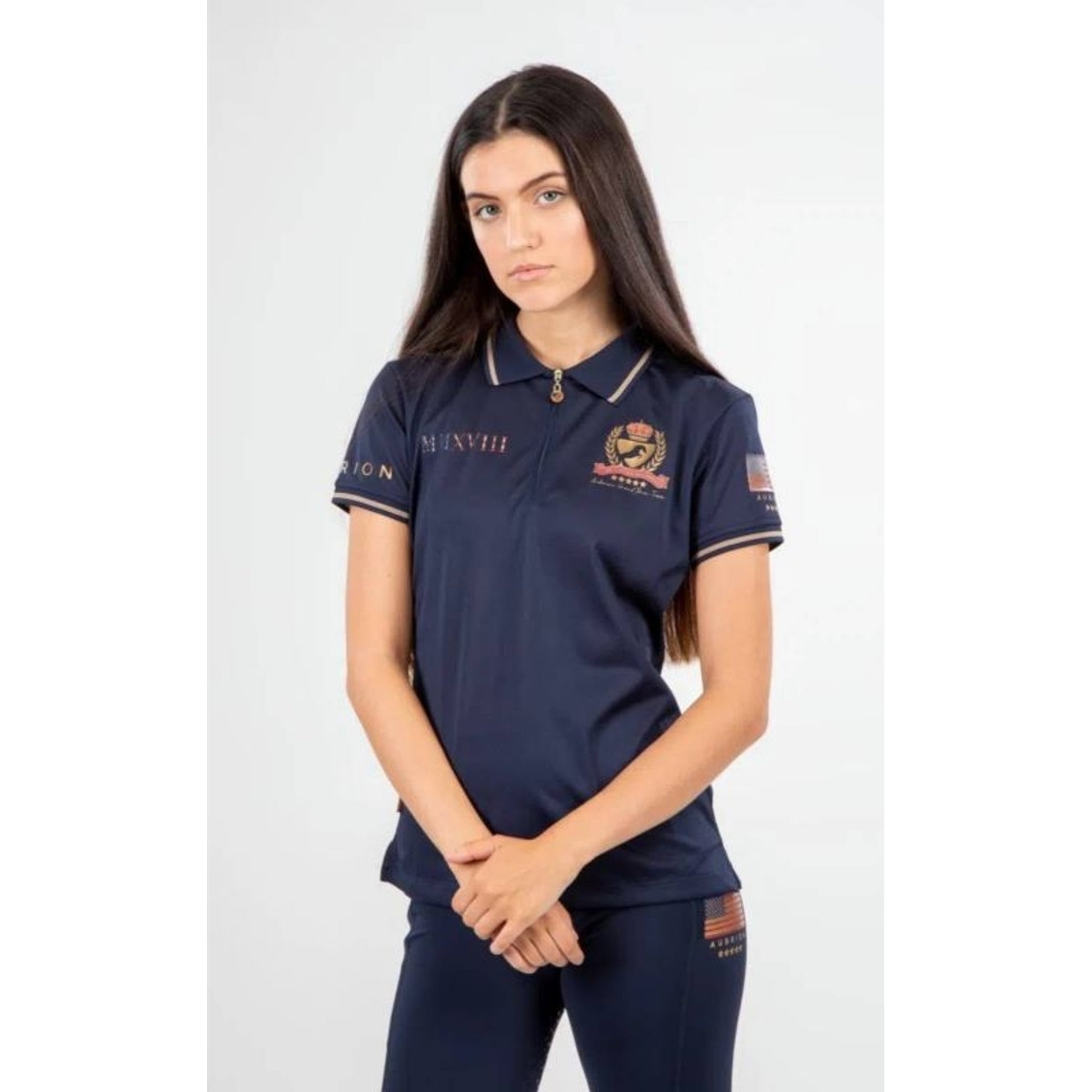 Shires Aubrion Ladies Team Tech Polo Shirt