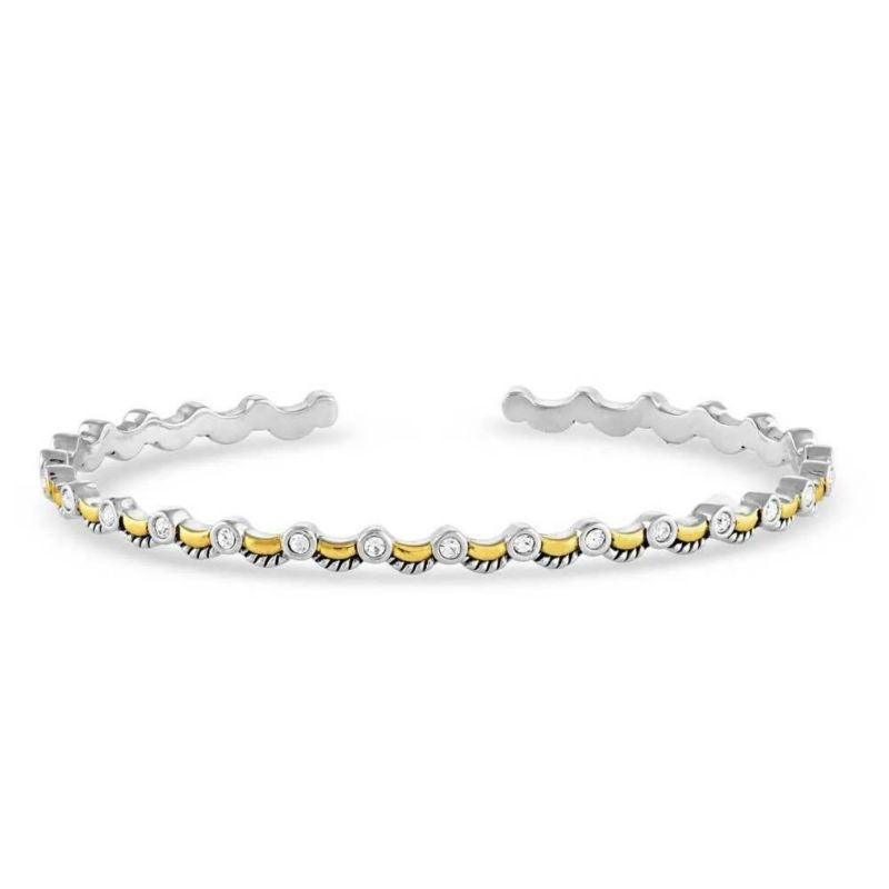 Montana Silversmiths Montana Gold Crystal Cuff Bra