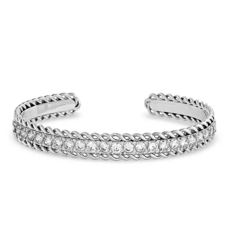 Montana Silversmiths Crystal Roads Cuff Bracelet