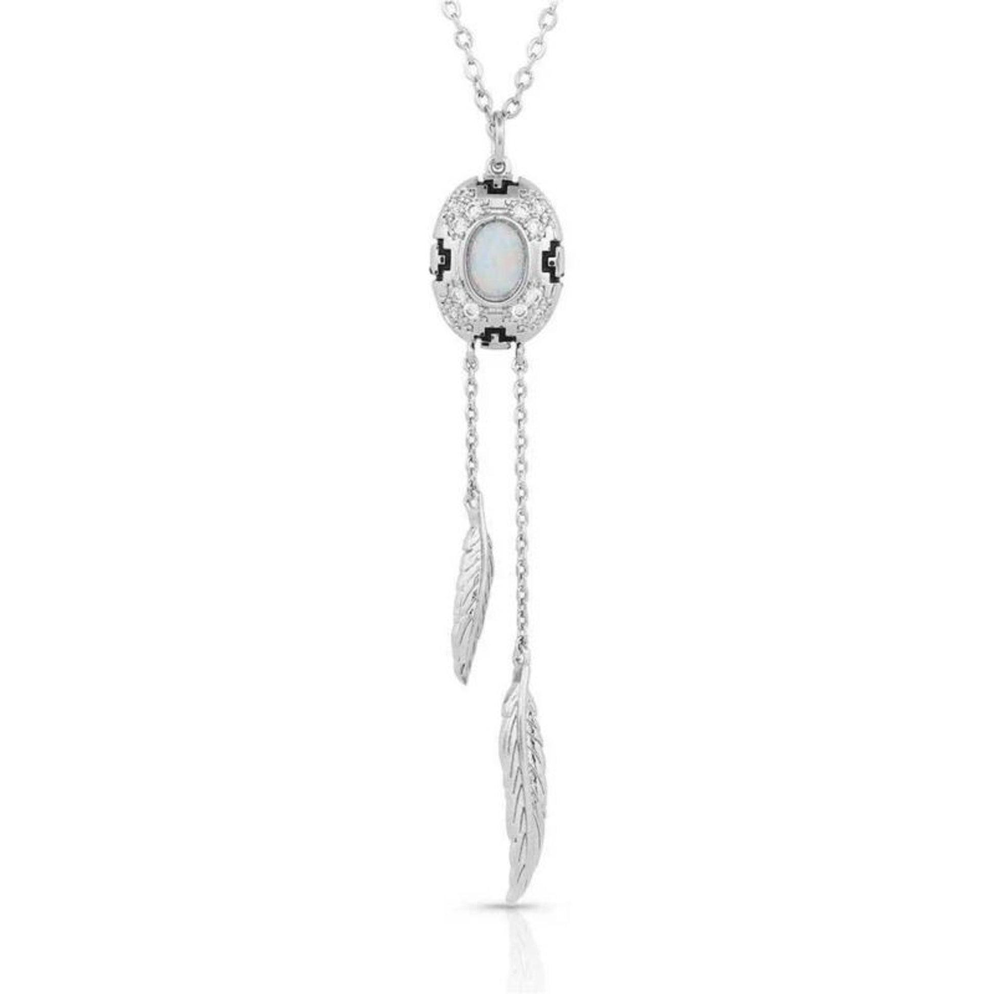 Montana Silversmiths Divine Touch Opal Necklace