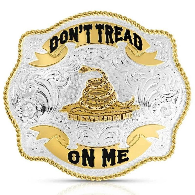 Montana Silversmiths Two-Tone Don't Tread On Me Sc