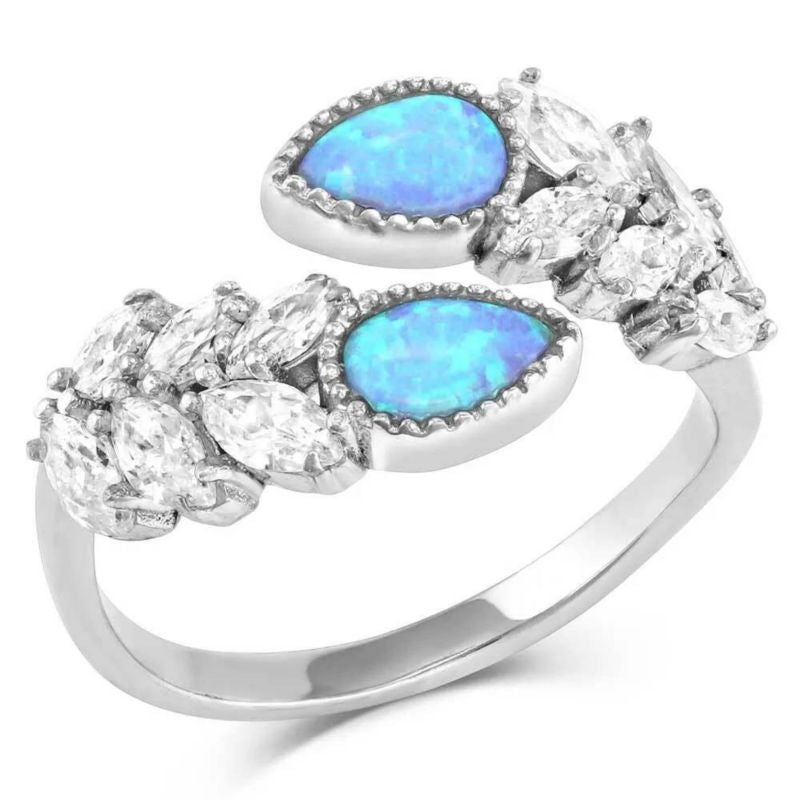 Montana Silversmiths Mystic Falls Opal Crystal Rin