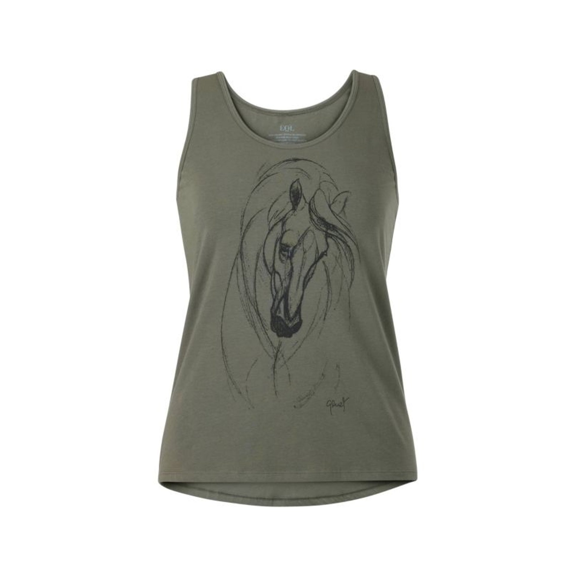 EQL by Kerrits Ladies Graceful Horse Tank Top