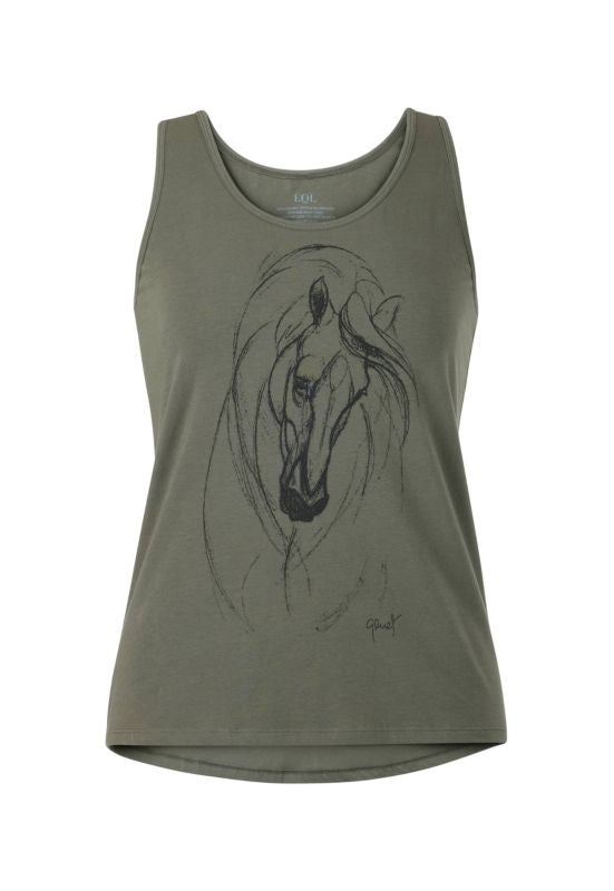 EQL by Kerrits Ladies Graceful Horse Tank Top