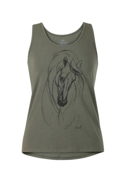 EQL by Kerrits Ladies Graceful Horse Tank Top