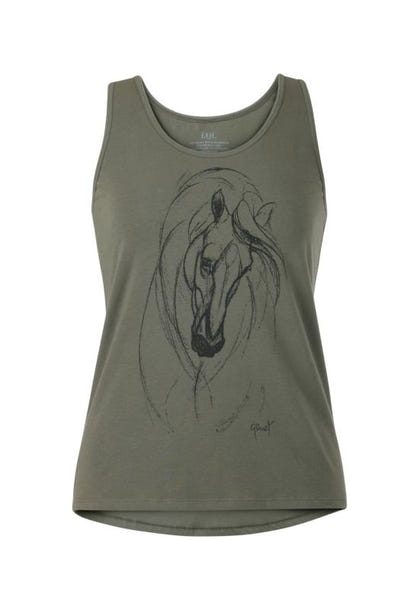 EQL by Kerrits Ladies Graceful Horse Tank Top