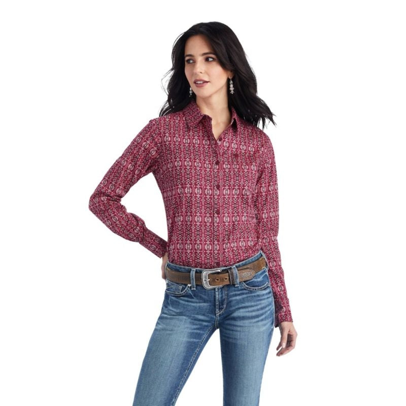 Ariat Ladies Wrinkle Resist Kirby Stretch Shirt