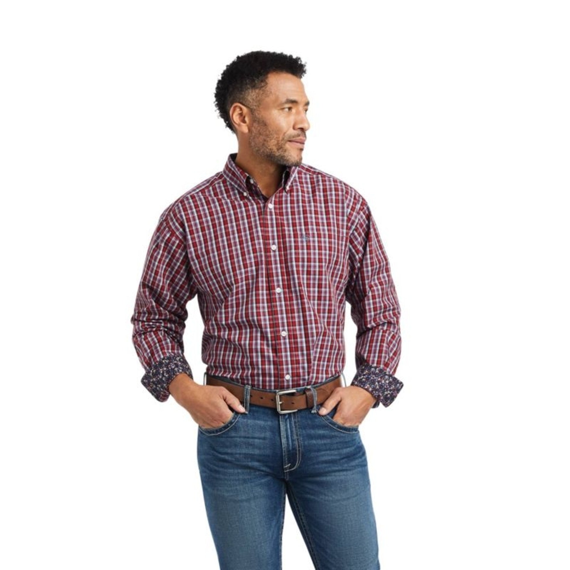 Ariat Mens Wrinkle Free Emilio Classic Fit Shirt