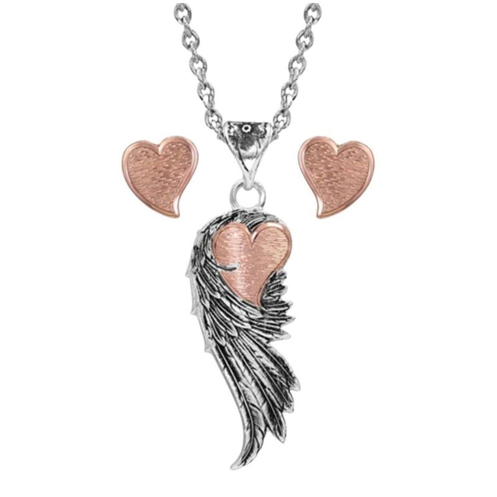 Montana Silversmiths Heart Strings Feather Jewelry