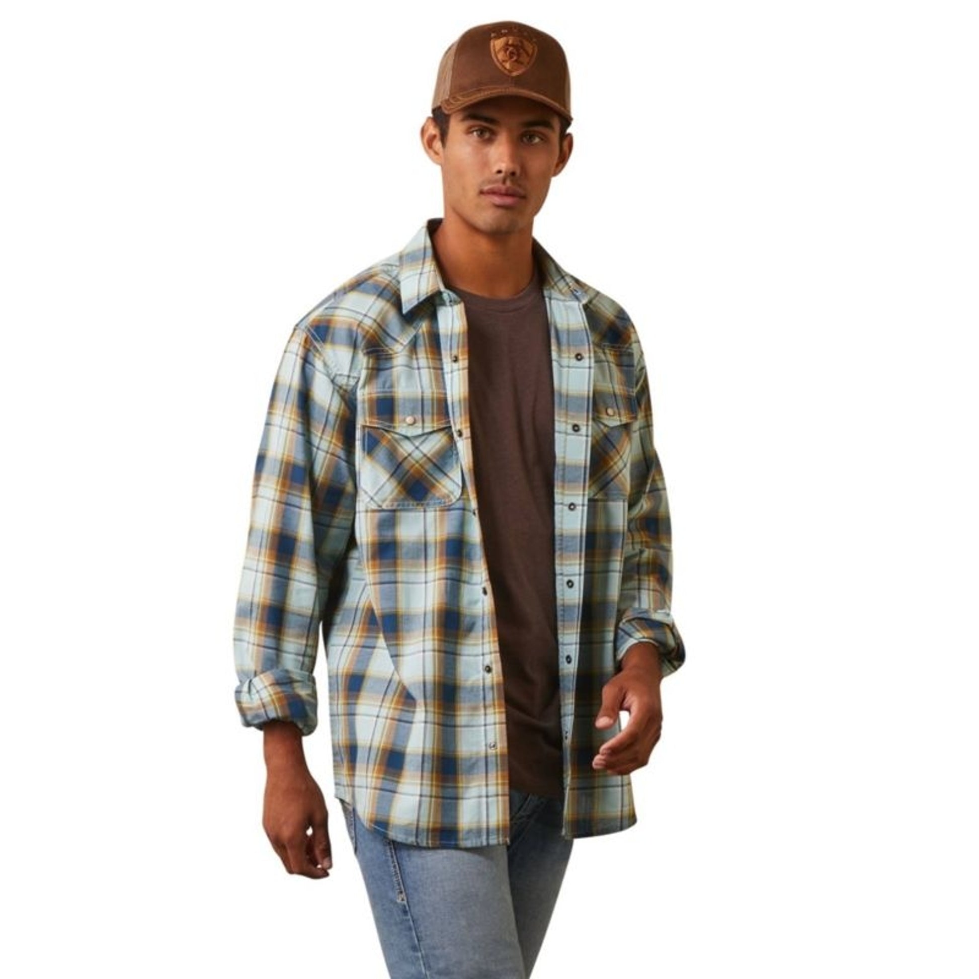 Ariat Mens Habney Retro Fit Snap Shirt
