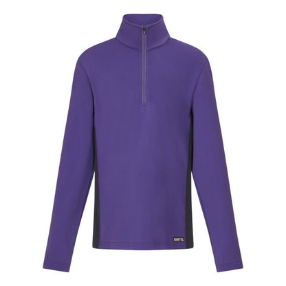 Kerrits Kids Rail Side Quarter Zip Tech Top - Soli