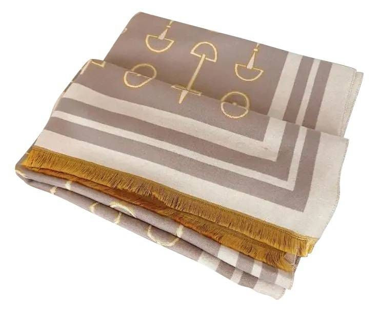 AWST Int'l Acrylic Cashmere Snaffle Bit Scarf/Shaw