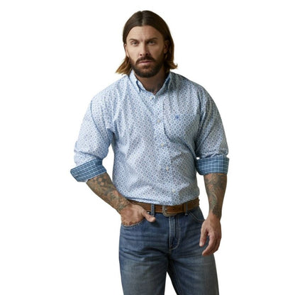Ariat Mens Wrinkle Free Wayne Classic Fit Shirt
