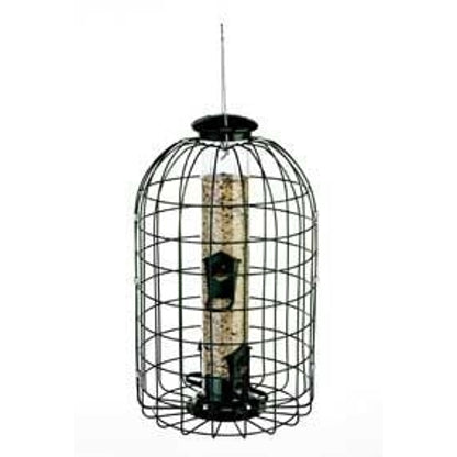 Audubon Squirrel Proof Caged Tube Feeder